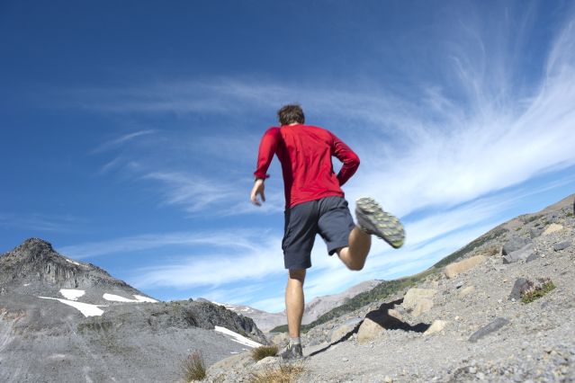 Trail dans les Alpes - France